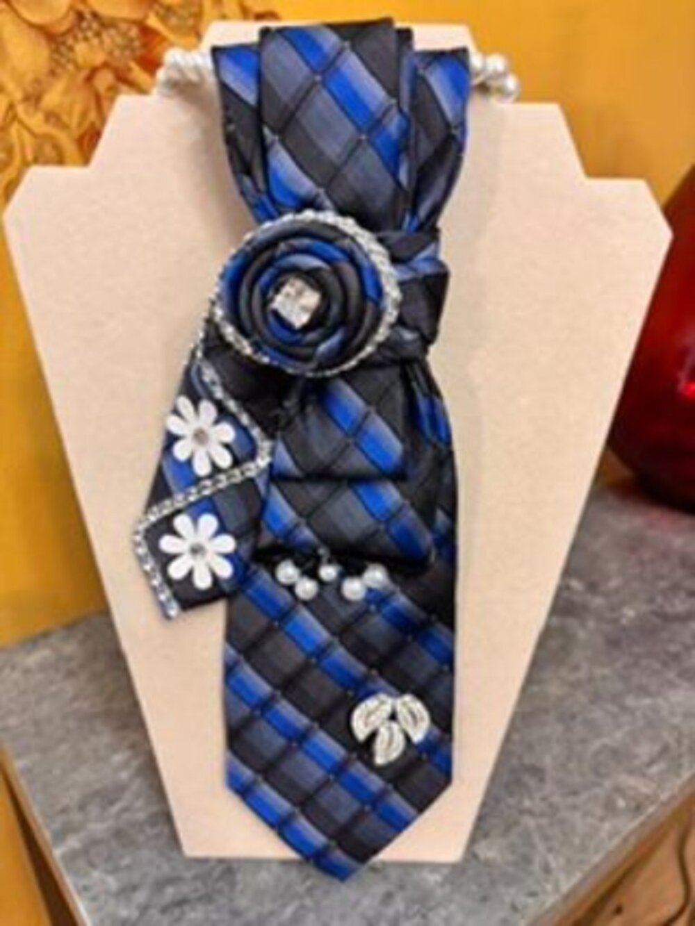 Beautiful Custom-Designed Women’s Tie Necklace